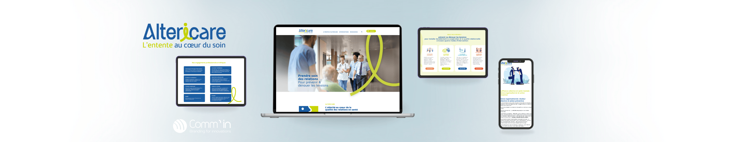 Branding Altericare by Comm'IN